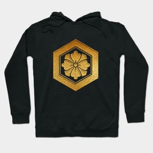 Gold Kikko ni Ken Hanakaku Kamon Hoodie